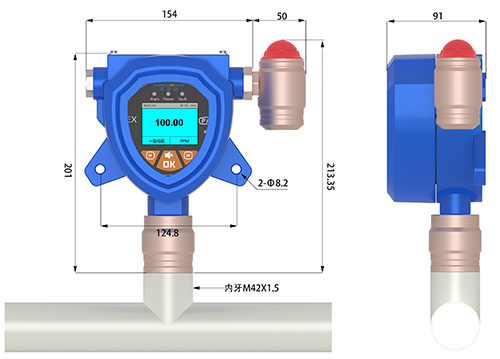 管道式臭氧檢測儀